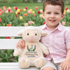 Cubbie Personalized Monogram Christening Stuffed Animal Keepsake 