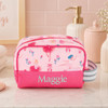 Stephen Joseph Personalized Ballet Toiletry Bag for Kids – Embroidered Travel Case 