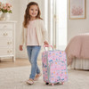 Stephen Joseph Personalized Princess Rolling Suitcase for Girls 