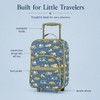 Stephen Joseph Personalized Construction Rolling Suitcase for Boys 