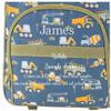 Stephen Joseph Personalized Construction Rolling Suitcase for Boys 