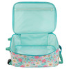 Stephen Joseph Personalized Pastel Floral Rolling Suitcase for Girls 