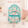 Stephen Joseph Personalized Pastel Floral Rolling Suitcase for Girls 