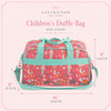 Stephen Joseph Personalized Mermaid Duffle Bag 