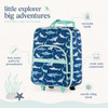 Stephen Joseph Personalized Shark 3-Piece Luggage Set for Kids 