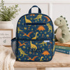 Stephen Joseph Personalized Navy Dinosaur Preschool Backpack for Kids 