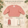  Personalized Toddler Sweater – Embroidered Name or Monogram 