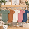  Personalized Baby Bodysuit with Embroidered Name 