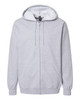 Sport Grey Gildan SF600 zip-up sweatshirt showing the original garment color and details