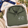  Personalized Nurse Zip Up Hoodie – Embroidered RN, LPN & CNA Jacket 