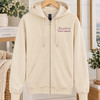  Personalized Dental Professional Zip Up Hoodie – Embroidered Name & Job Title 