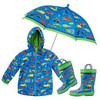 Stephen Joseph Transportation Rain Coat Personalized Set 