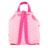 back side of swan backpack for little girls