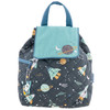 Front View of our Stephen Joseph Outer Space Quilted Backpack