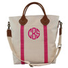 pink flight bag monogrammed