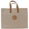 CB Monogrammed Canvas Tote Bag 