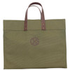 CB Monogrammed Canvas Tote Bag 