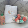 CB Monogrammed Towel SET White 