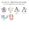 Monogram Chart