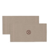 CB Bath Mat Monogrammed Taupe 