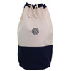 Monogrammed Navy Laundry Duffel