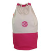 CB Monogrammed Laundry Duffel  Pink 