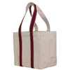 CB Four Bottle Wine Tote Monogrammed -Maroon 