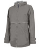 Gray Monogrammed Rain Jacket