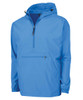 Columbia Blue Personalized Pack-N-Go rain Jacket by Charles River