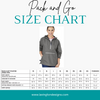 Pack and Go Size Chart