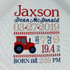 Everything Else Birth Stat Quilt- Tractor 