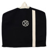 Navy Monogrammed Canvas Garment bag