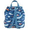 Stephen Joseph Shark All Over Print Quilted Backpack 