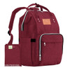 Wine Colored Backpack Diaper Bag  offering Monogramming