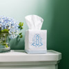 Monogrammed Tissue box cover