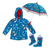 Stephen Joseph Space Print Rain jacket set for Kids