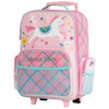 Stephen Joseph Personalized Pink Unicorn Kids Rolling Suitcase by Stephen Josep 