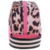 Side View of kids Leopard Print Toiletry Bag