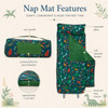 Stephen Joseph Child Nap Mat and Pillow Monogrammed- Dinosaur Design 