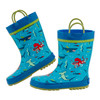 Shark pattern rainboots