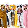 Kids Blankets Personalized - Sloth, Lion, Unicorn Elephant