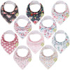 bandana bibs baby girls