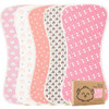 KeaBabies Monogrammed Burp Cloths 