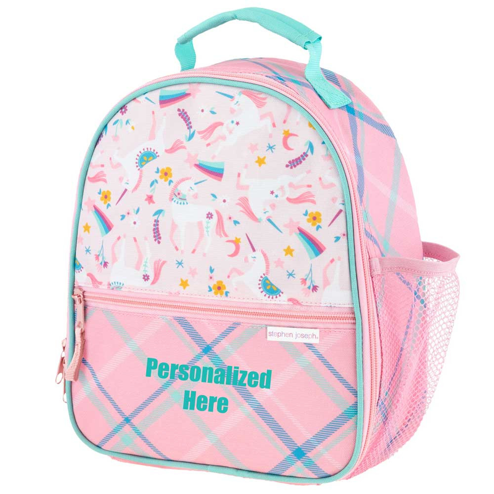 monogrammed backpacks and lunch boxes
