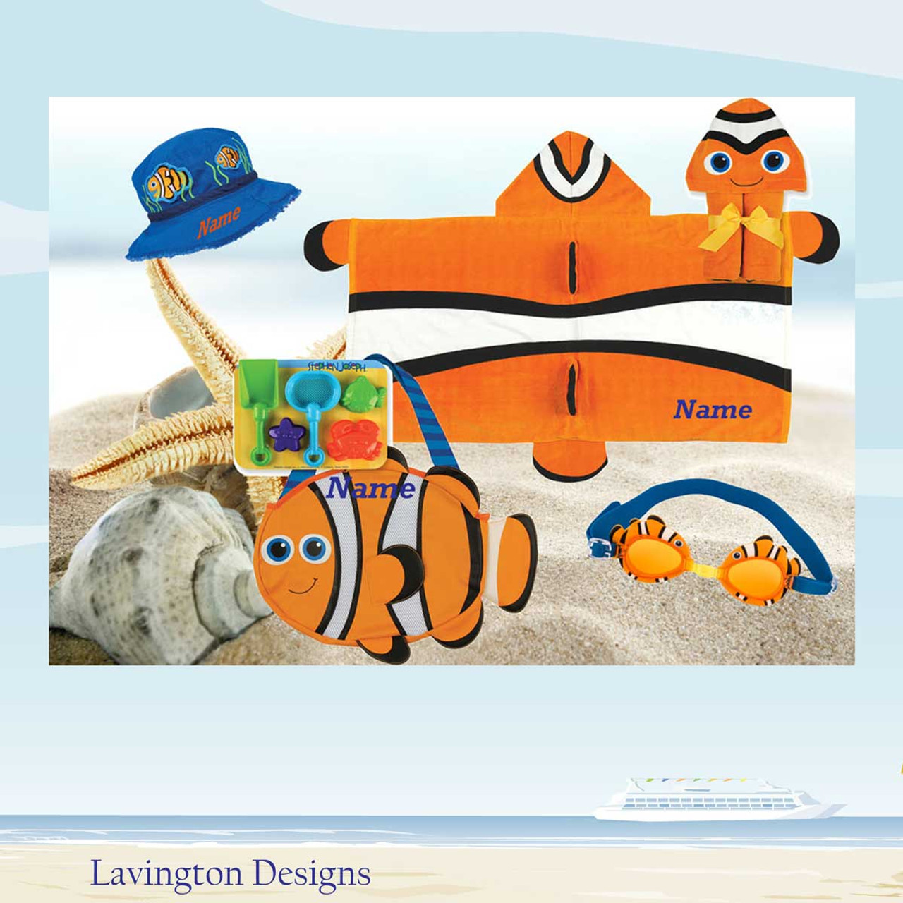 personalized hooded beach towels