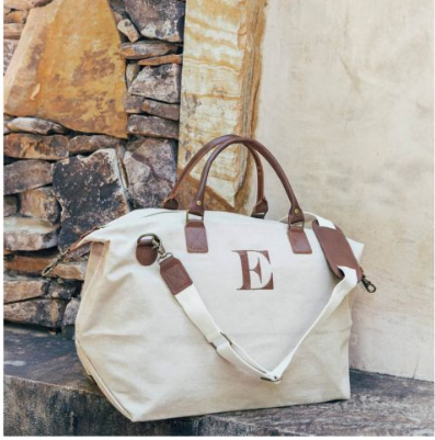 monogrammed overnight bag