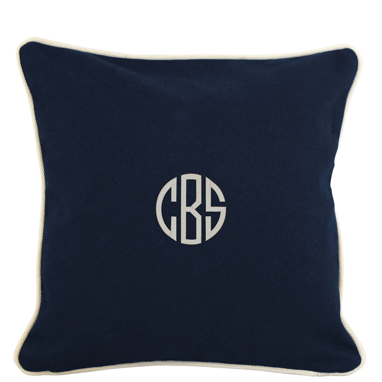 Monogrammed Pillow Cover