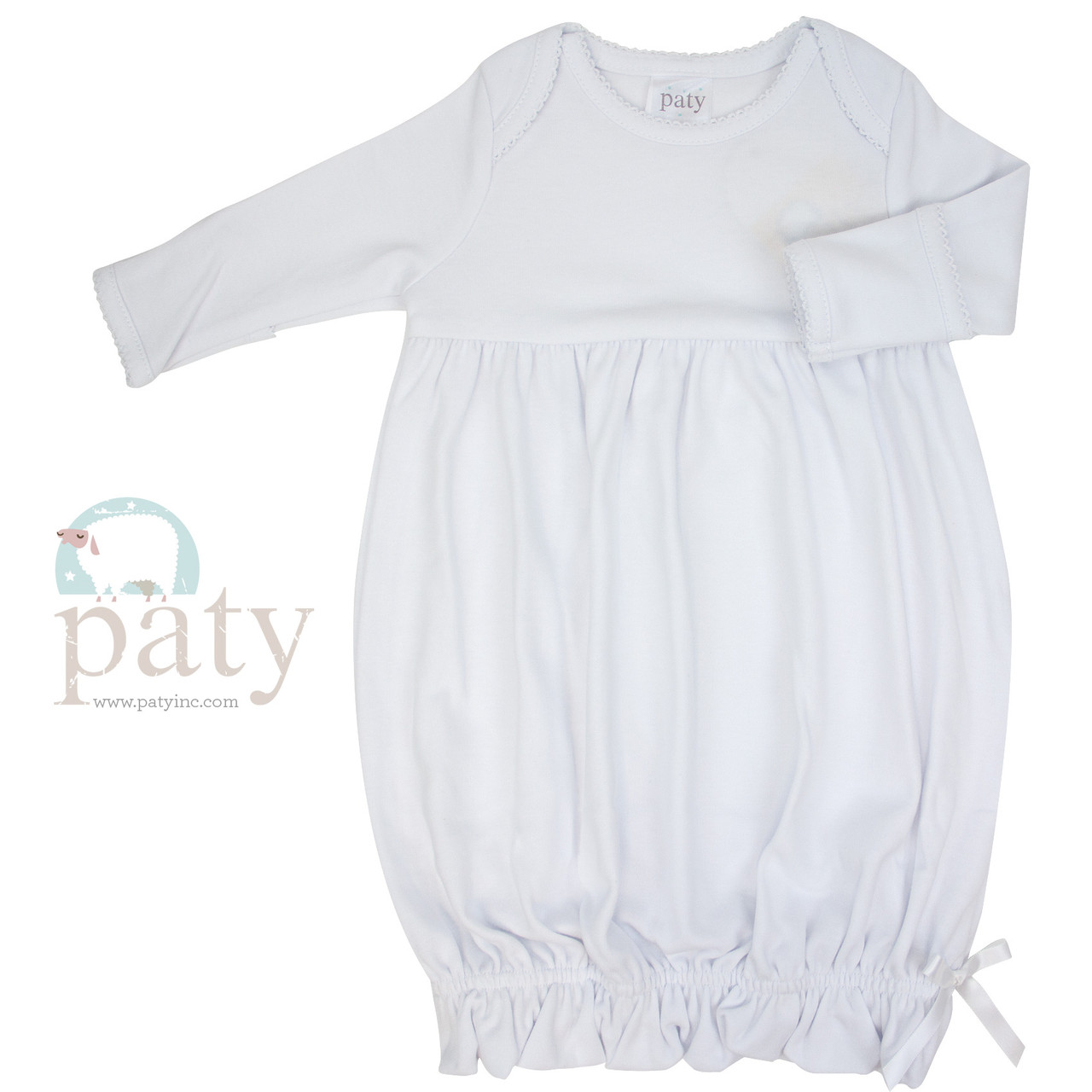 Overlap Baby Gown