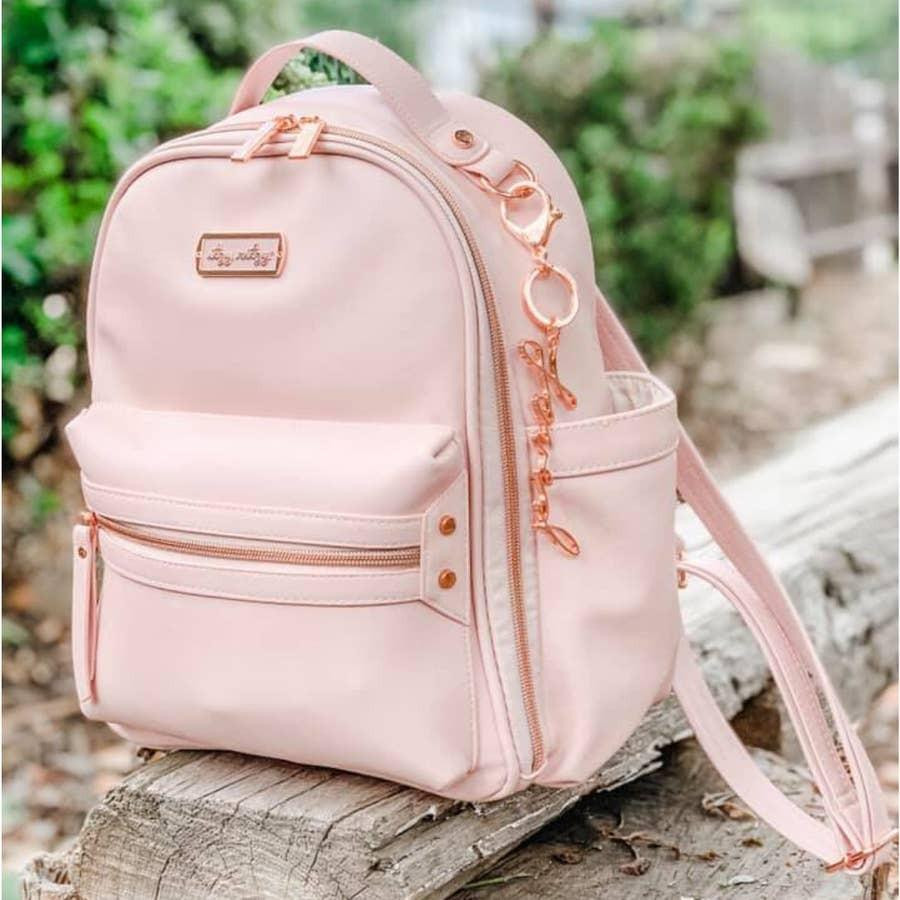 itzy ritzy mini diaper bag backpack Boss Plus a sporty corded drawstring Personalized Diaper Bag Cheetah Itzy
