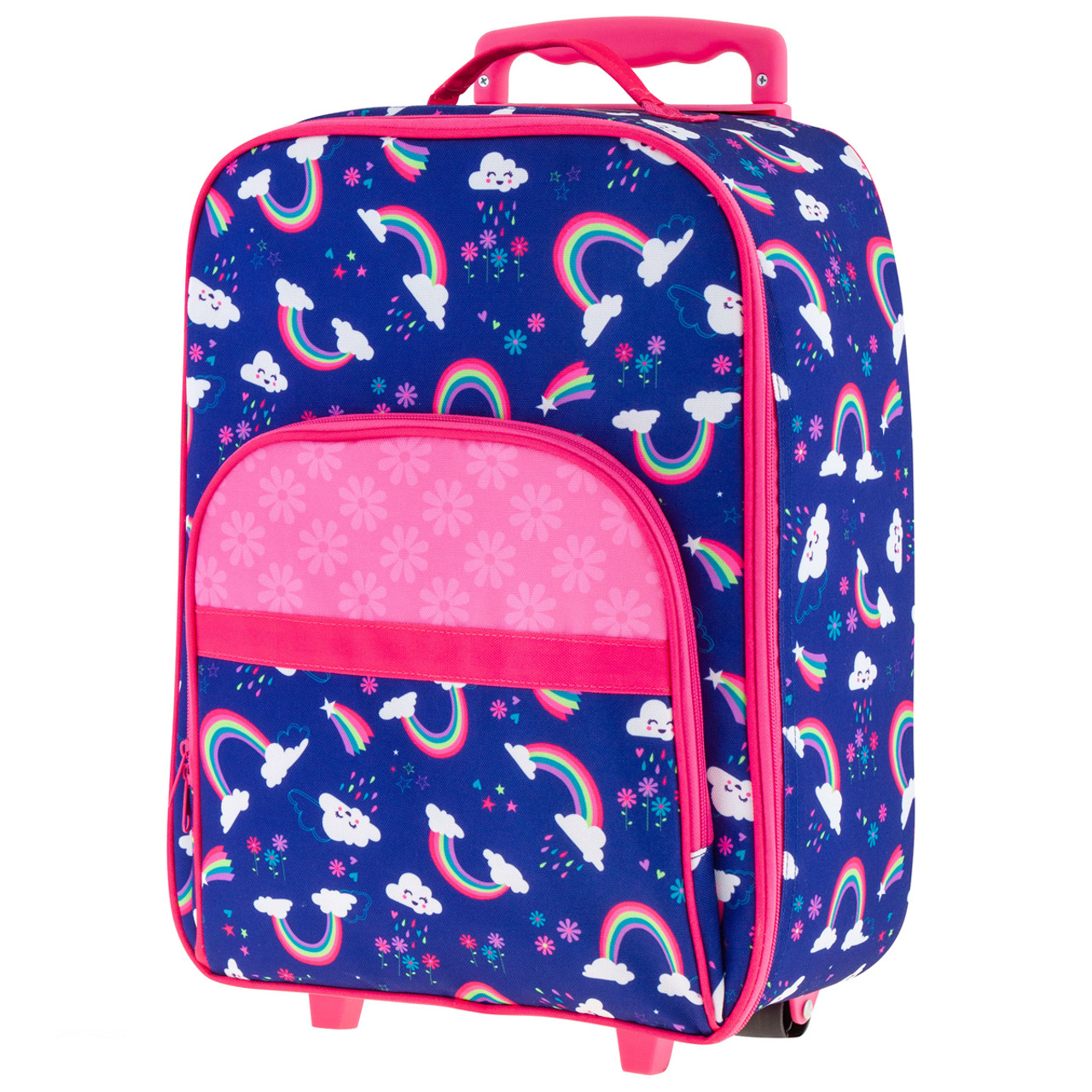 Kids Suitcase, Rolling Luggage with Wheels for Girls - Unicorn